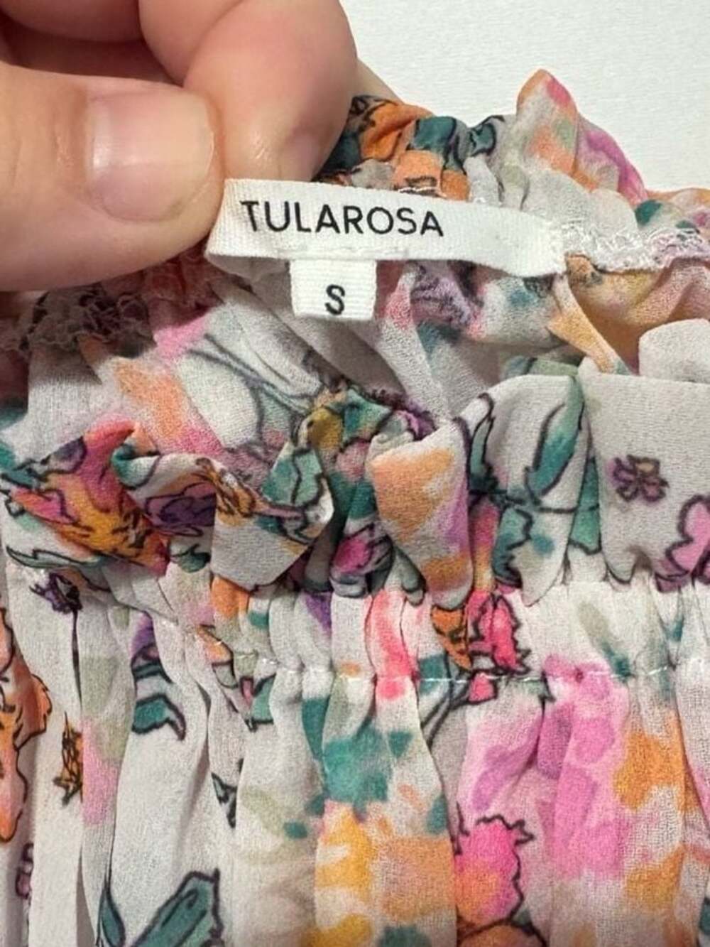 NWT Tularosa Floral Off-The-Shoulder Blouse Size S - Picture 4 of 7